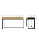 Silas Bureau Eiken Decor [Fsc] van WOOOD – Luxe comfort op maat van PureWonen. Vraag naar de beste prijs.