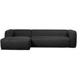 Bean Hoekbank Links Incl. Kussens Donkergrijs Gemeleerd van WOOOD – Luxe comfort op maat van PureWonen. Vraag naar de beste prijs.