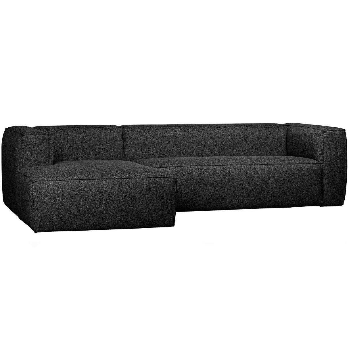 Bean Hoekbank Links Incl. Kussens Donkergrijs Gemeleerd van WOOOD – Luxe comfort op maat van PureWonen. Vraag naar de beste prijs.