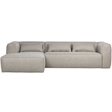 Bean Hoekbank Links Incl. Kussens Lichtgrijs Gemeleerd van WOOOD – Luxe comfort op maat van PureWonen. Vraag naar de beste prijs.