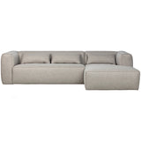 Bean Hoekbank Rechts Incl. Kussens Lichtgrijs Gemeleerd van WOOOD – Luxe comfort op maat van PureWonen. Vraag naar de beste prijs.