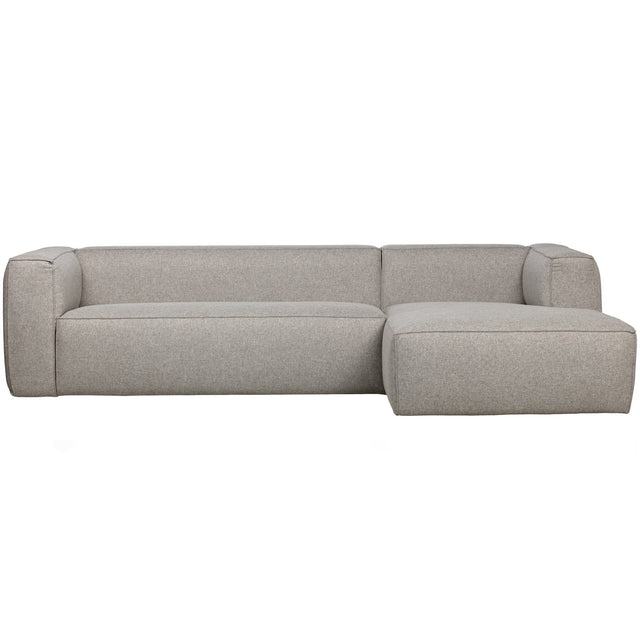 Bean Hoekbank Rechts Incl. Kussens Lichtgrijs Gemeleerd van WOOOD – Luxe comfort op maat van PureWonen. Vraag naar de beste prijs.