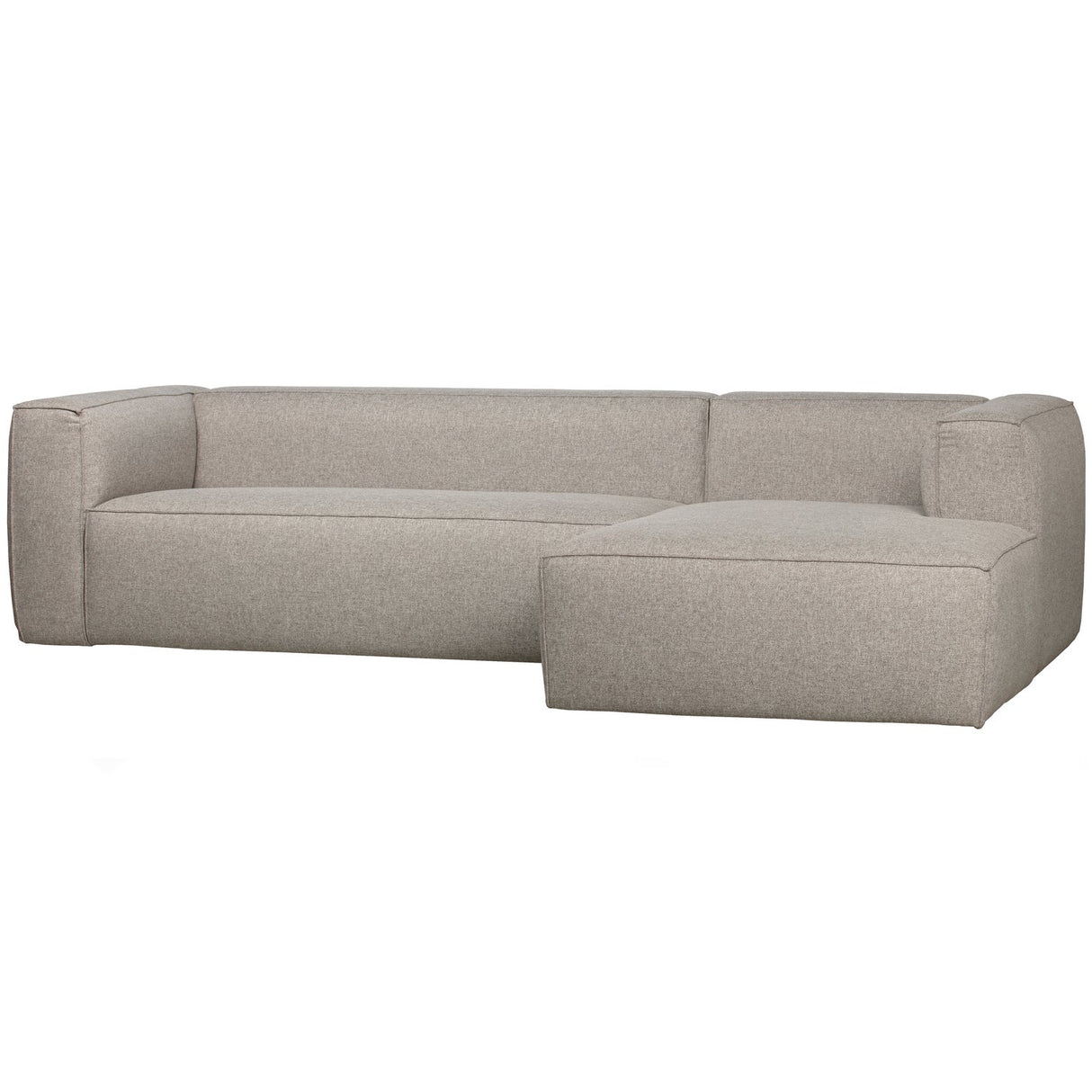 Bean Hoekbank Rechts Incl. Kussens Lichtgrijs Gemeleerd van WOOOD – Luxe comfort op maat van PureWonen. Vraag naar de beste prijs.