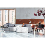 Bean Hoekbank Rechts Incl. Kussens Lichtgrijs Gemeleerd van WOOOD – Luxe comfort op maat van PureWonen. Vraag naar de beste prijs.