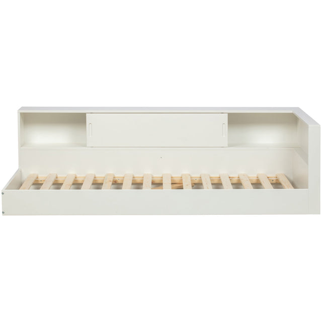 Connect Hoekbed Grenen Wit [Fsc] van WOOOD – Luxe comfort op maat van PureWonen. Vraag naar de beste prijs.