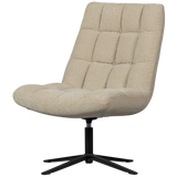 Job Draaifauteuil Boucle Zand van WOOOD – Luxe comfort op maat van PureWonen. Vraag naar de beste prijs.