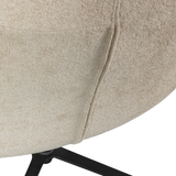 Job Draaifauteuil Boucle Zand van WOOOD – Luxe comfort op maat van PureWonen. Vraag naar de beste prijs.