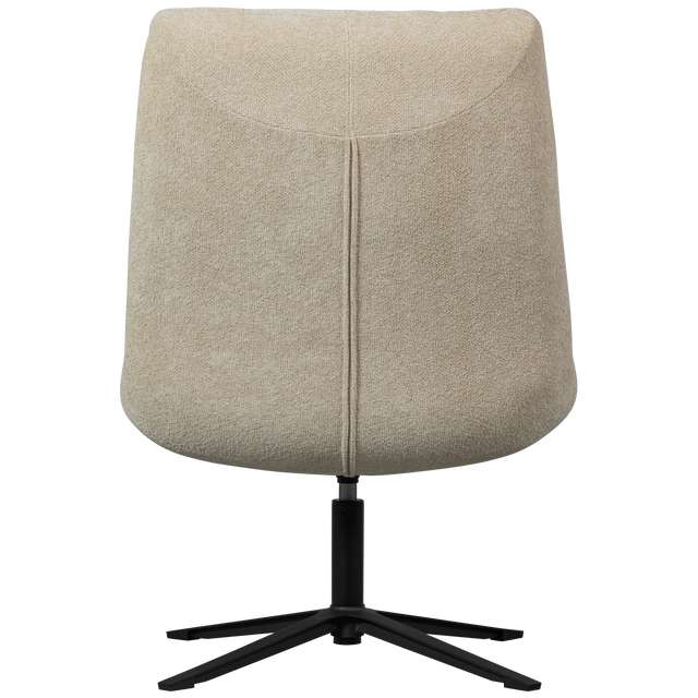 Job Draaifauteuil Boucle Zand van WOOOD – Luxe comfort op maat van PureWonen. Vraag naar de beste prijs.