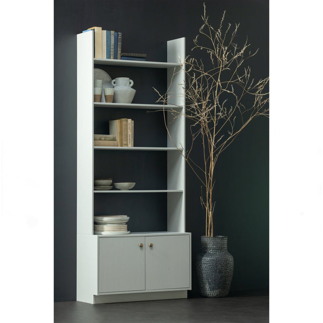 Madu Boekenkast Grenen Wolkengrijs [Fsc] van WOOOD – Luxe comfort op maat van PureWonen. Vraag naar de beste prijs.