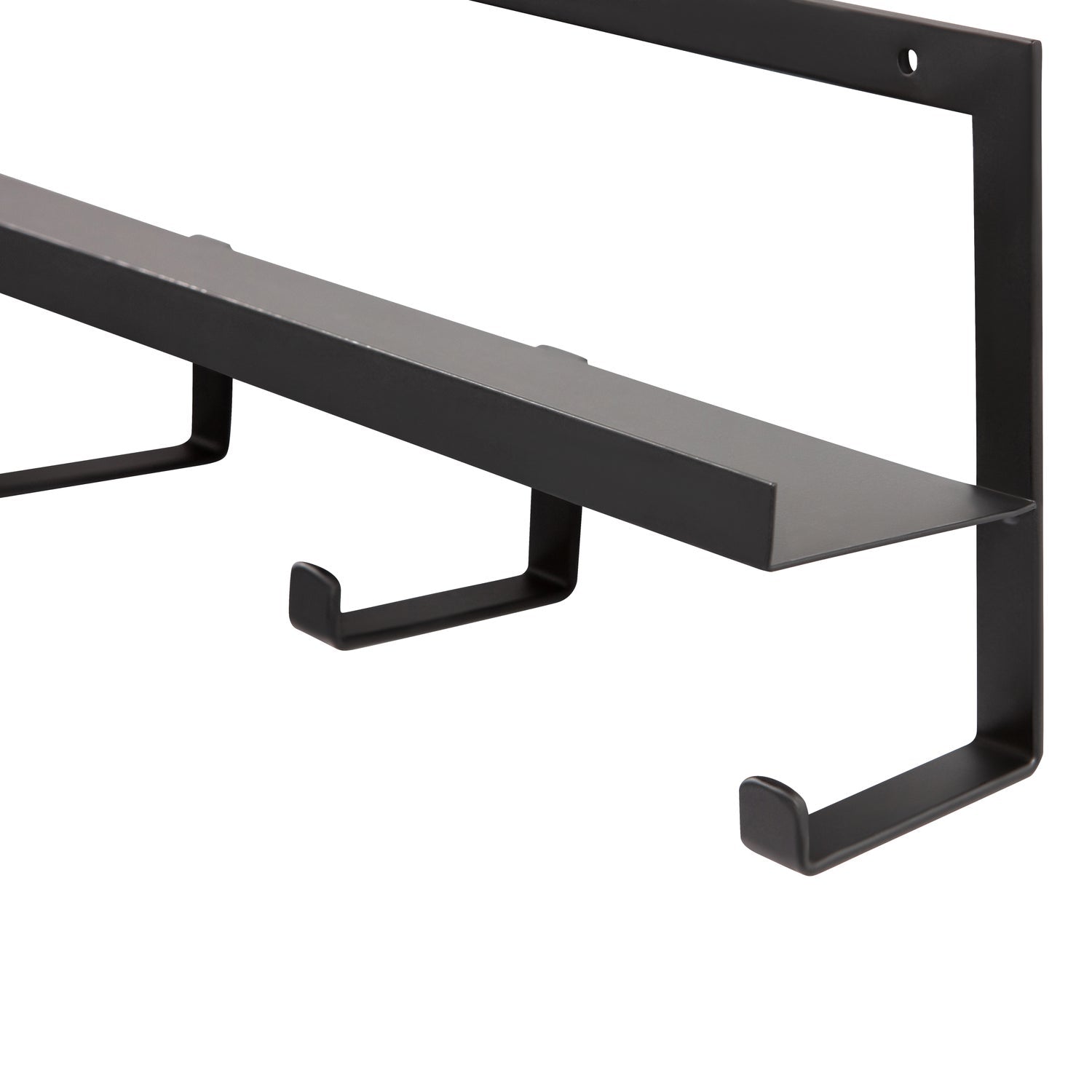 Quinn Kapstok 5 Haken Metaal Zwart van WOOOD – Luxe comfort op maat van PureWonen. Vraag naar de beste prijs.