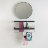 Doutzen Spiegel Metaal Zwart O50 Cm van WOOOD – Luxe comfort op maat van PureWonen. Vraag naar de beste prijs.