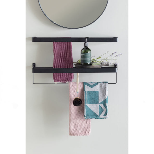 Doutzen Spiegel Metaal Zwart O50 Cm van WOOOD – Luxe comfort op maat van PureWonen. Vraag naar de beste prijs.