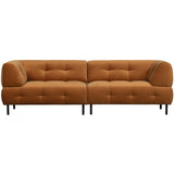 Lloyd 4 Zits Bank Gewassen Fluweel Cinnamon van WOOOD – Luxe comfort op maat van PureWonen. Vraag naar de beste prijs.