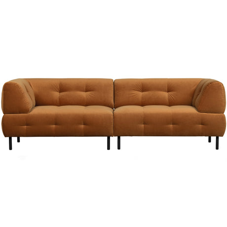 Lloyd 4 Zits Bank Gewassen Fluweel Cinnamon van WOOOD – Luxe comfort op maat van PureWonen. Vraag naar de beste prijs.