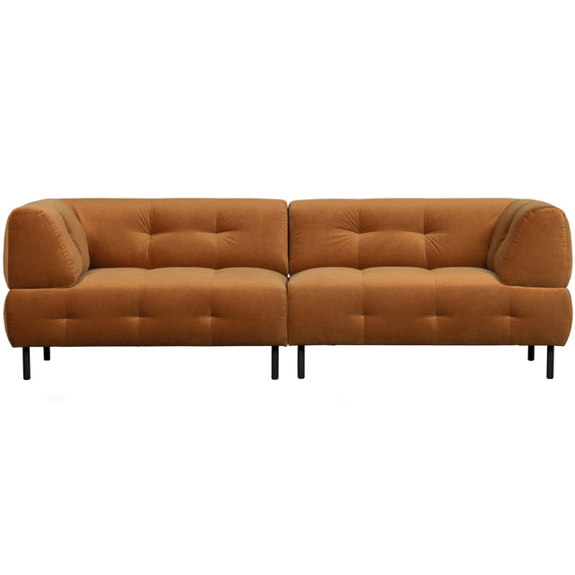 Lloyd 4 Zits Bank Gewassen Fluweel Cinnamon van WOOOD – Luxe comfort op maat van PureWonen. Vraag naar de beste prijs.