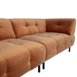 Lloyd 4 Zits Bank Gewassen Fluweel Cinnamon van WOOOD – Luxe comfort op maat van PureWonen. Vraag naar de beste prijs.