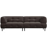 Lloyd 4 Zits Bank Gewassen Fluweel Cast Iron van WOOOD – Luxe comfort op maat van PureWonen. Vraag naar de beste prijs.