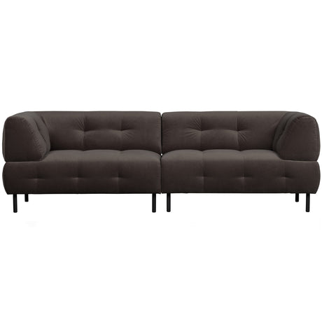 Lloyd 4 Zits Bank Gewassen Fluweel Cast Iron van WOOOD – Luxe comfort op maat van PureWonen. Vraag naar de beste prijs.
