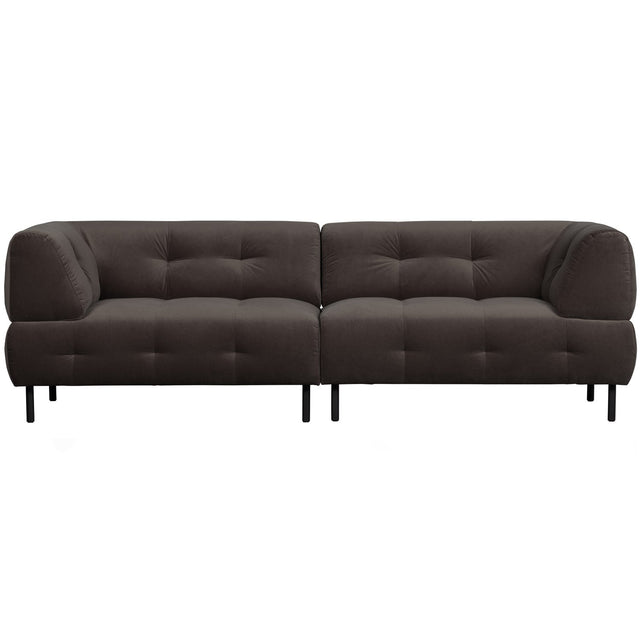 Lloyd 4 Zits Bank Gewassen Fluweel Cast Iron van WOOOD – Luxe comfort op maat van PureWonen. Vraag naar de beste prijs.