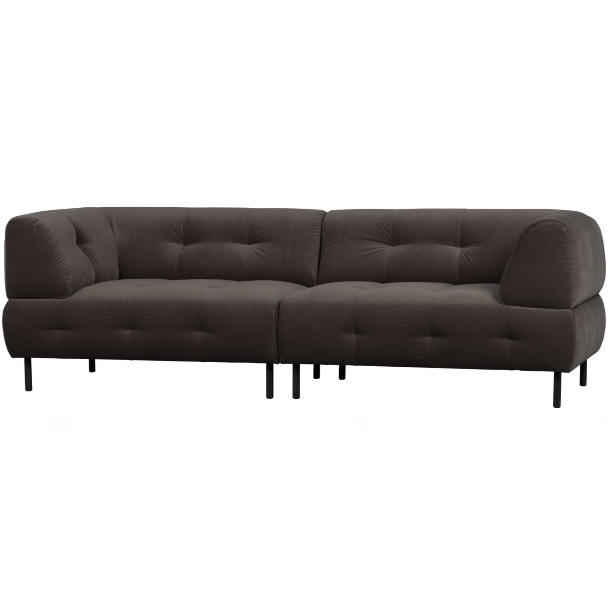 Lloyd 4 Zits Bank Gewassen Fluweel Cast Iron van WOOOD – Luxe comfort op maat van PureWonen. Vraag naar de beste prijs.