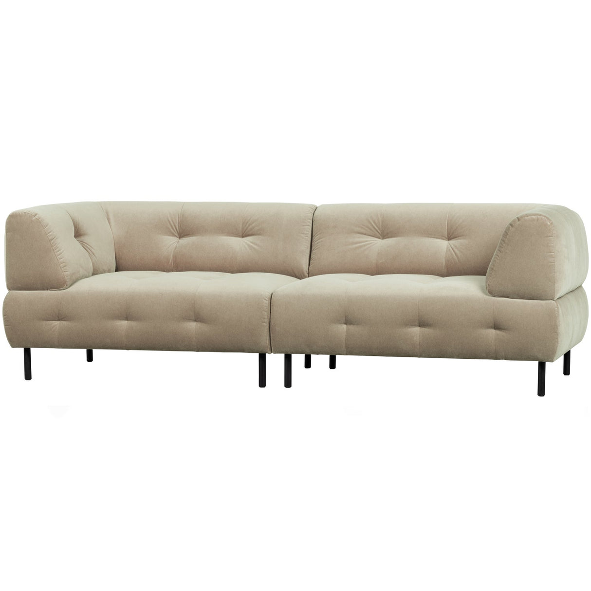 Lloyd 4 Zits Bank Gewassen Fluweel Sea Salt van WOOOD – Luxe comfort op maat van PureWonen. Vraag naar de beste prijs.