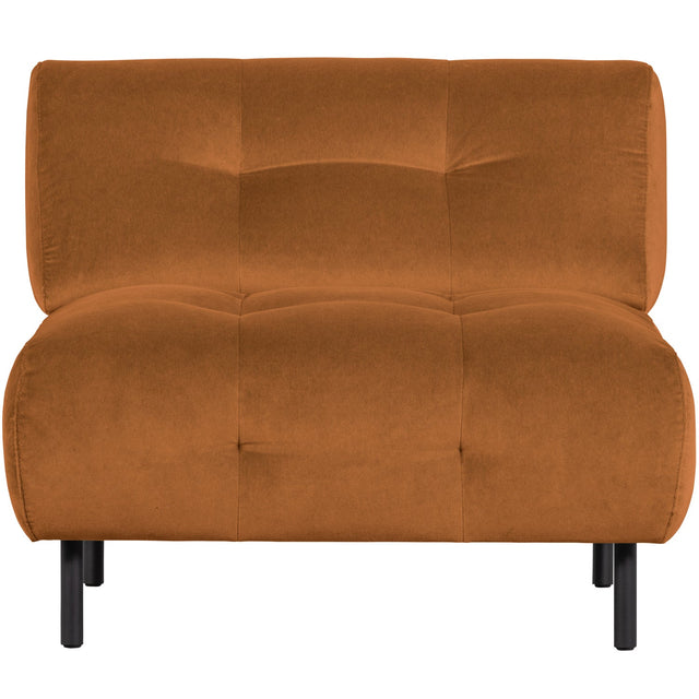 Lloyd Fauteuil Gewassen Fluweel Cinnamon van WOOOD – Luxe comfort op maat van PureWonen. Vraag naar de beste prijs.