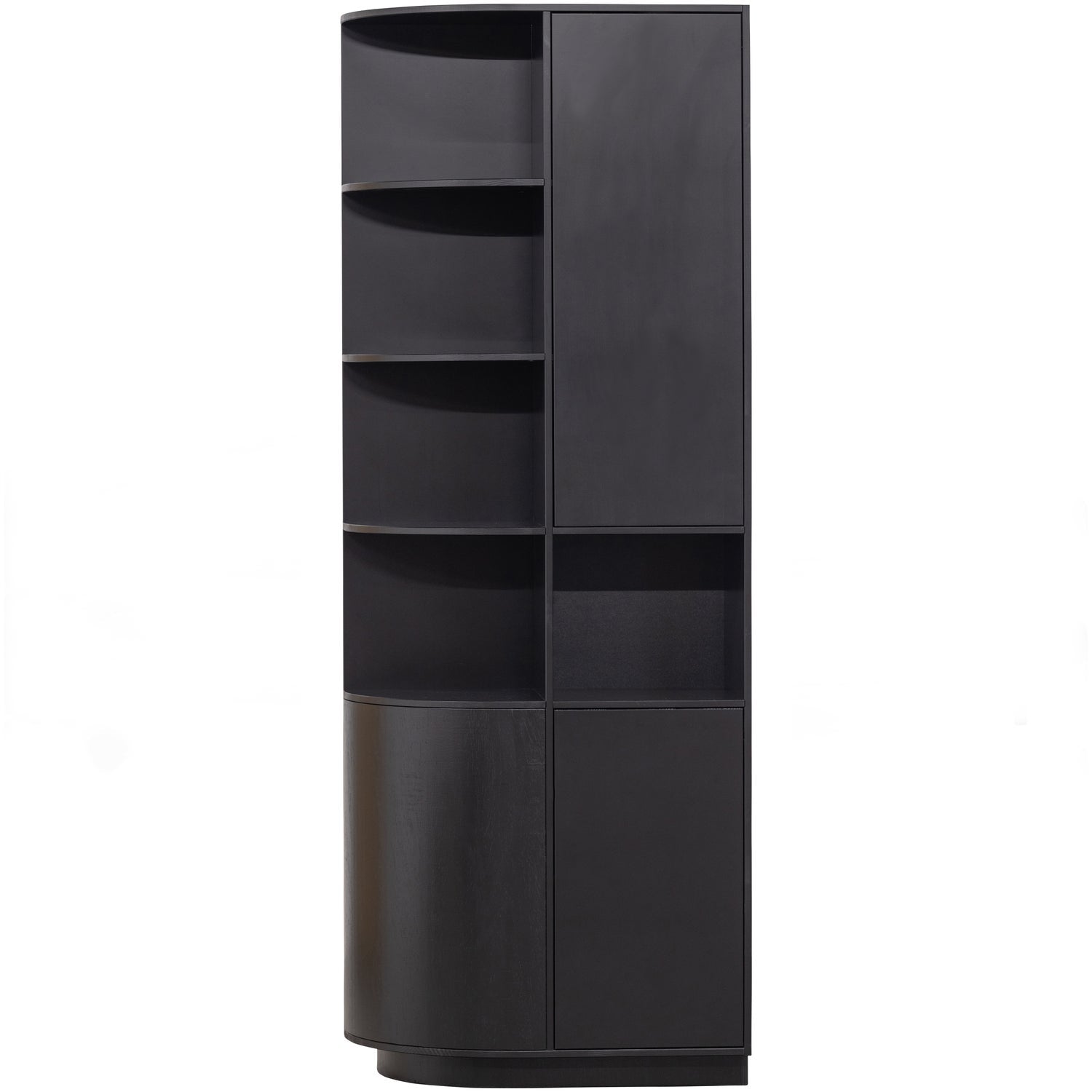 Finca Opbergkast Rond Links 78 Cm Grenen Diepzwart [Fsc] van WOOOD – Luxe comfort op maat van PureWonen. Vraag naar de beste prijs.