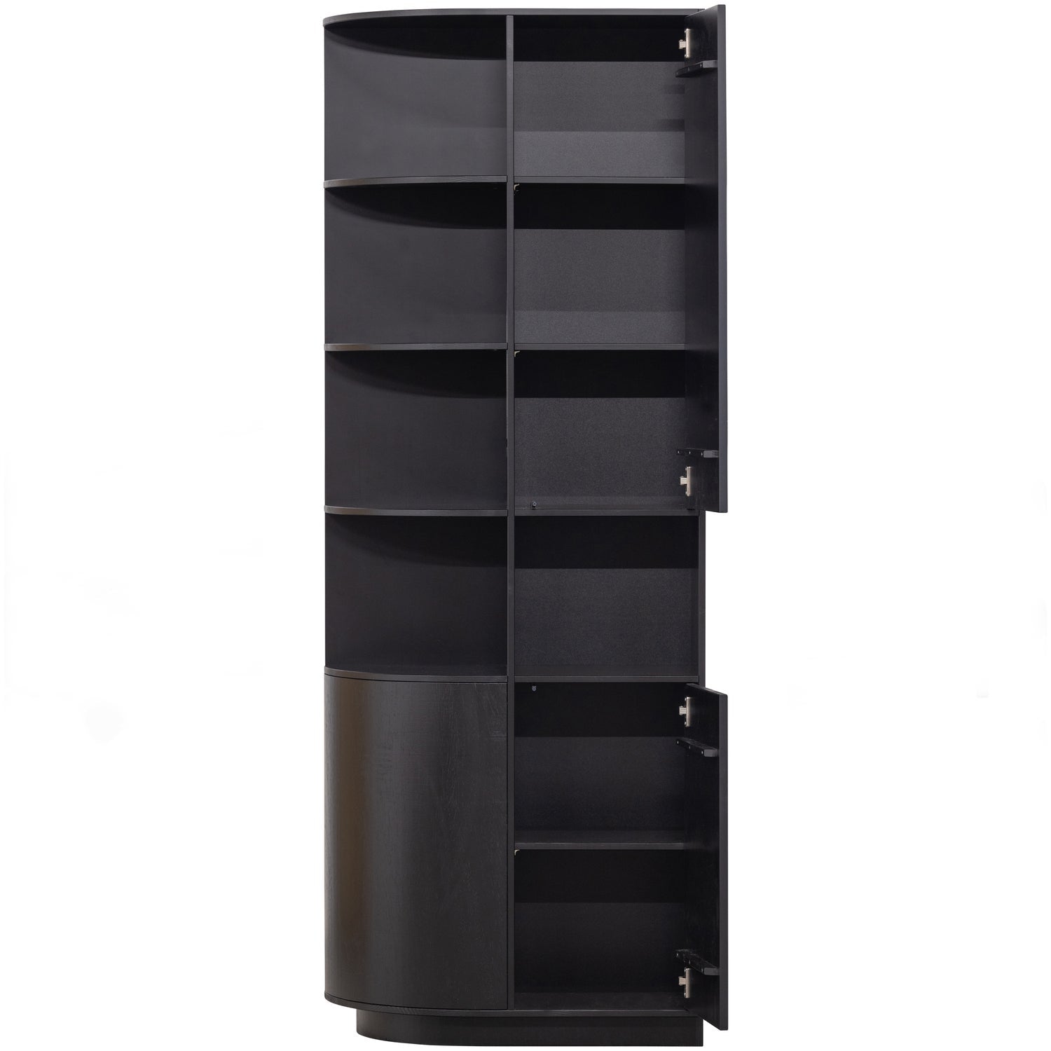 Finca Opbergkast Rond Links 78 Cm Grenen Diepzwart [Fsc] van WOOOD – Luxe comfort op maat van PureWonen. Vraag naar de beste prijs.