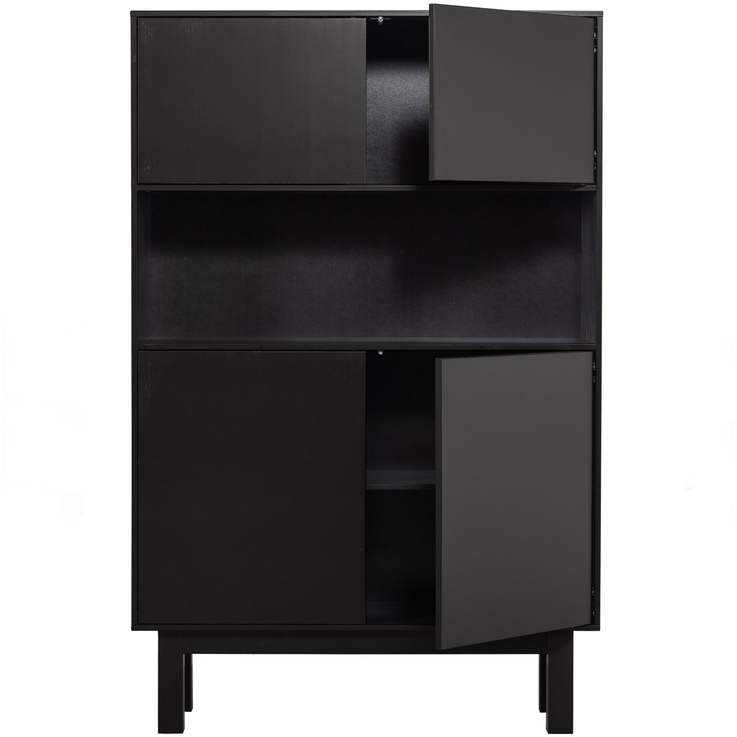 Finca Buffet / Drankkast Grenen Diepzwart [Fsc] van WOOOD – Luxe comfort op maat van PureWonen. Vraag naar de beste prijs.