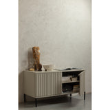 New Gravure Tv Meubel 100 Cm Grenen Dust [Fsc]