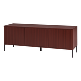 New Gravure Tv Meubel 150 Cm Grenen Bordeauxrood [Fsc]