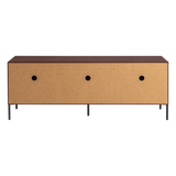 New Gravure Tv Meubel 150 Cm Grenen Bordeauxrood [Fsc]