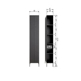 New Gravure Hoge Kast Met Lade Grenen Dust [Fsc]
