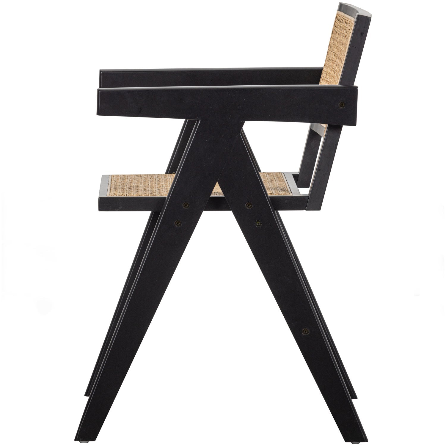 Gunn Eetkamerstoel Rattan / Hout Zwart van WOOOD – Luxe comfort op maat van PureWonen. Vraag naar de beste prijs.