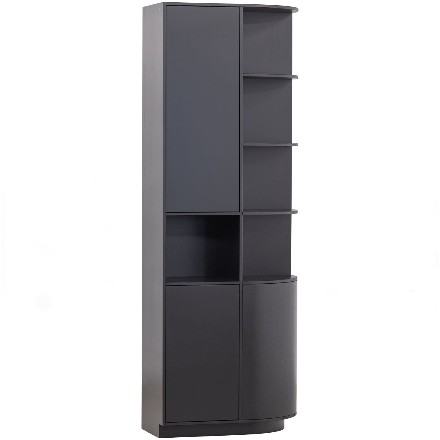 Finca Opbergkast Rond Rechts 78 Cm Grenen Diepzwart [Fsc] van WOOOD – Luxe comfort op maat van PureWonen. Vraag naar de beste prijs.