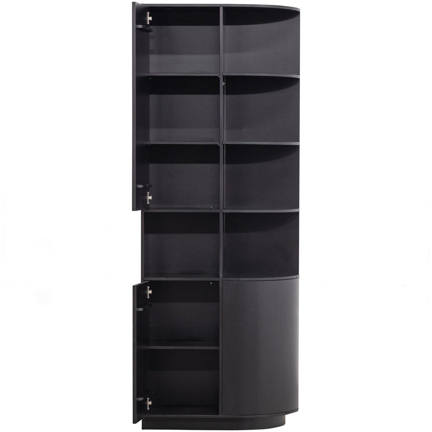 Finca Opbergkast Rond Rechts 78 Cm Grenen Diepzwart [Fsc] van WOOOD – Luxe comfort op maat van PureWonen. Vraag naar de beste prijs.