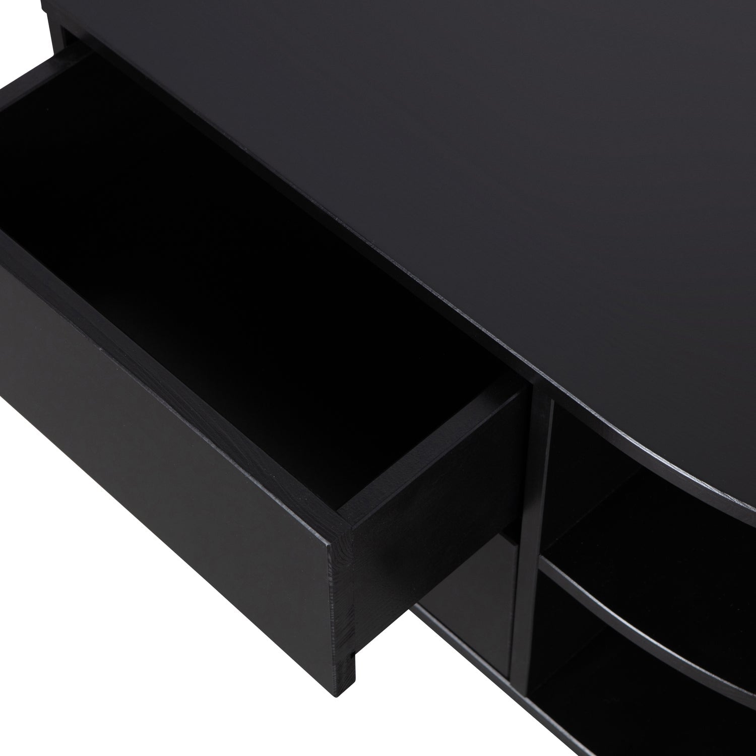 Finca Tv Meubel Rond Rechts 78 Cm Grenen Diepzwart [Fsc] van WOOOD – Luxe comfort op maat van PureWonen. Vraag naar de beste prijs.