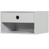 Nancy Hangend Nachtkastje Mist van WOOOD – Luxe comfort op maat van PureWonen. Vraag naar de beste prijs.