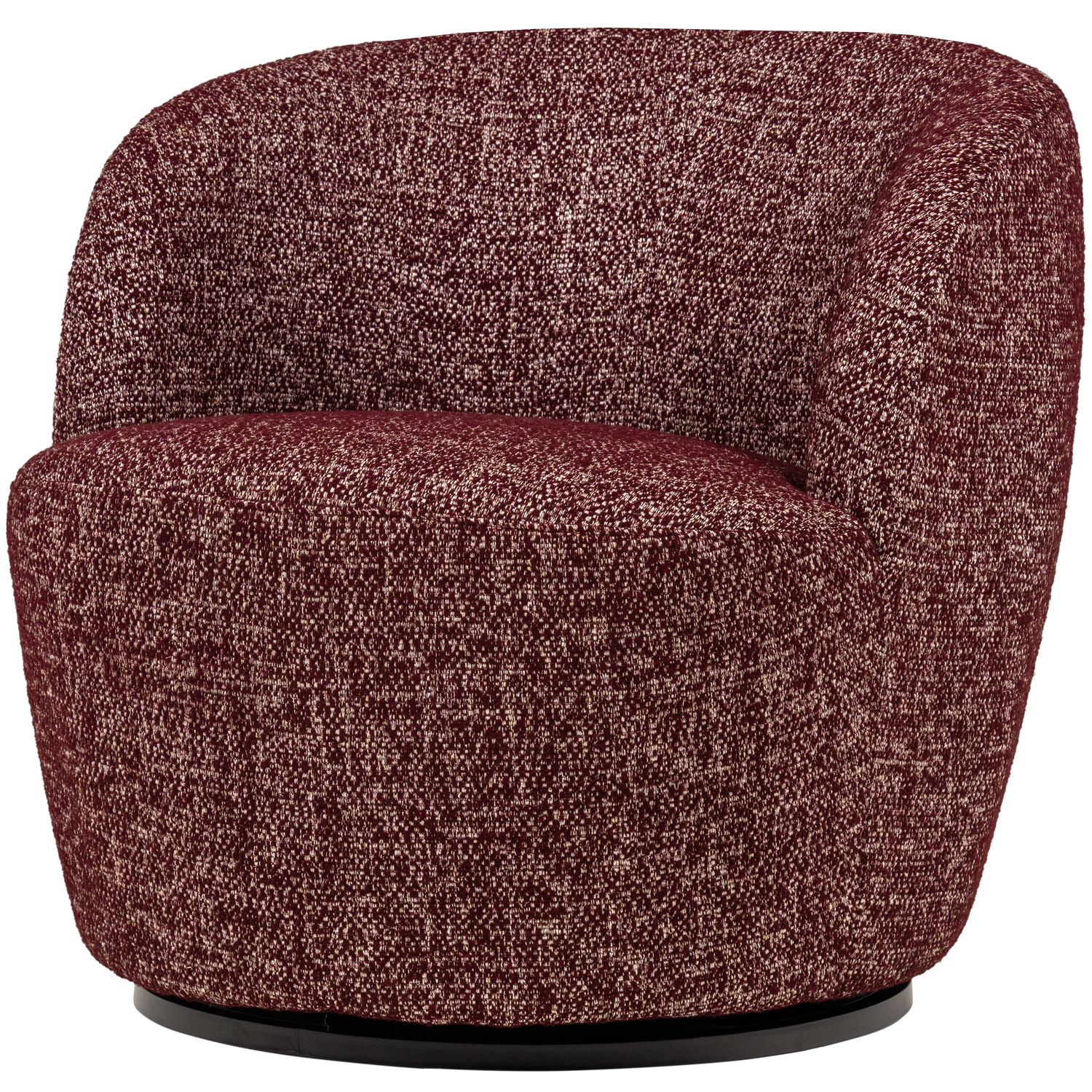 Serra Draaifauteuil Bordeauxrood Melange