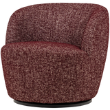 Serra Draaifauteuil Bordeauxrood Melange