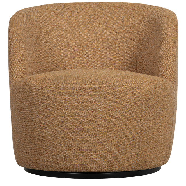 Serra Draaifauteuil Geweven Stof Curry Melange van WOOOD – Luxe comfort op maat van PureWonen. Vraag naar de beste prijs.