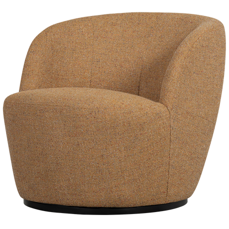 Serra Draaifauteuil Geweven Stof Curry Melange van WOOOD – Luxe comfort op maat van PureWonen. Vraag naar de beste prijs.