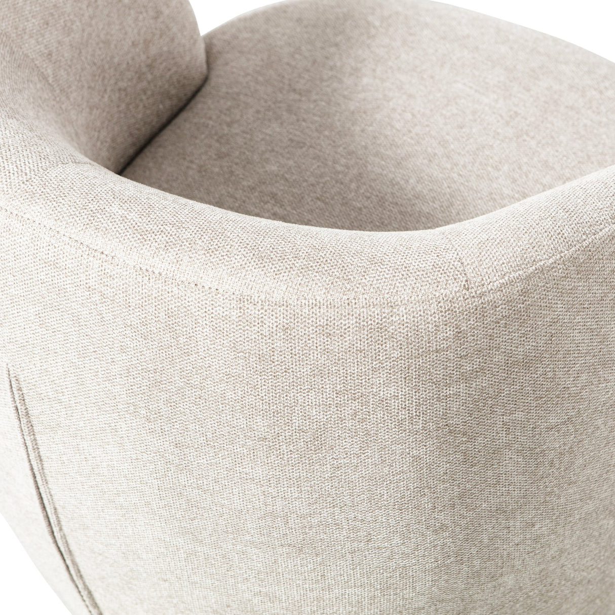 Serra Draaifauteuil Geweven Stof Off White van WOOOD – Luxe comfort op maat van PureWonen. Vraag naar de beste prijs.
