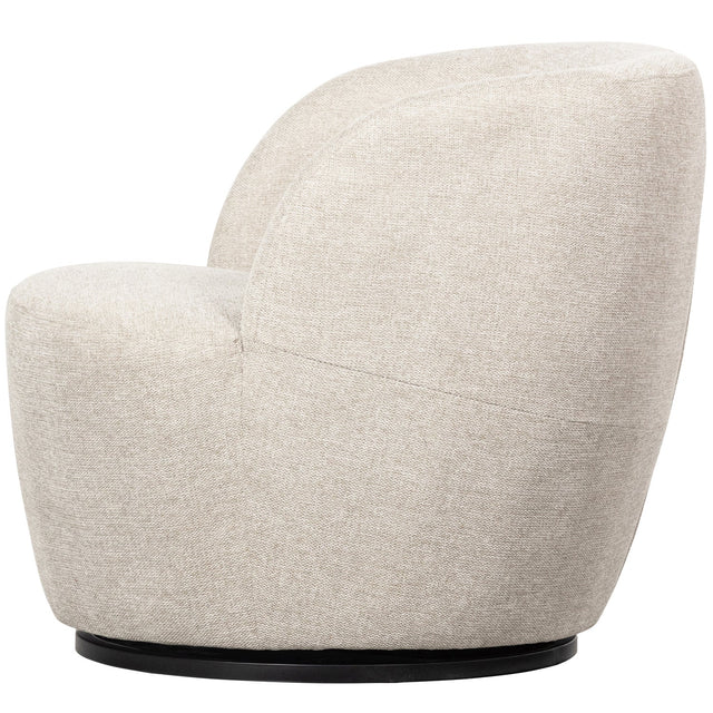Serra Draaifauteuil Geweven Stof Off White van WOOOD – Luxe comfort op maat van PureWonen. Vraag naar de beste prijs.