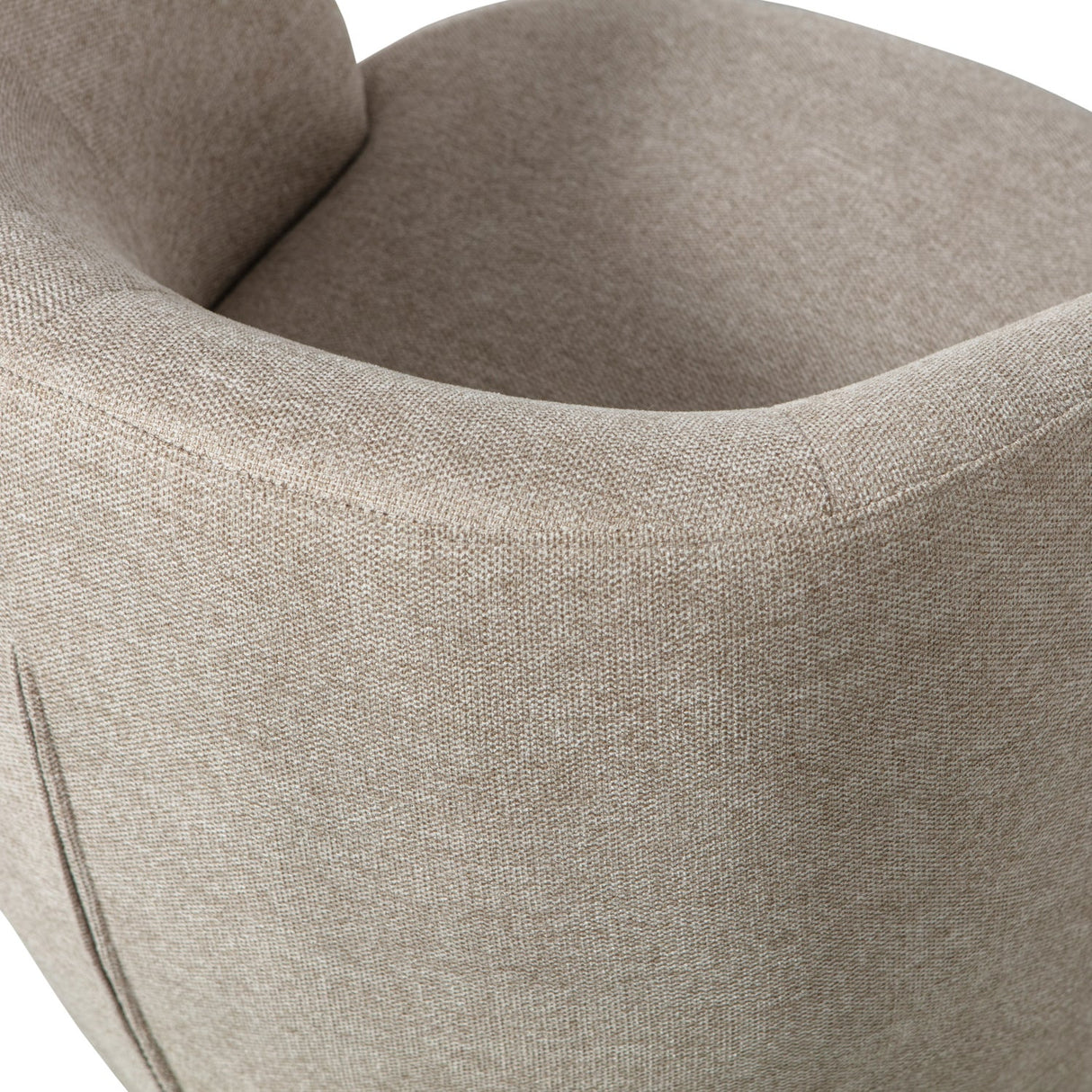Serra Draaifauteuil Geweven Stof Zand van WOOOD – Luxe comfort op maat van PureWonen. Vraag naar de beste prijs.