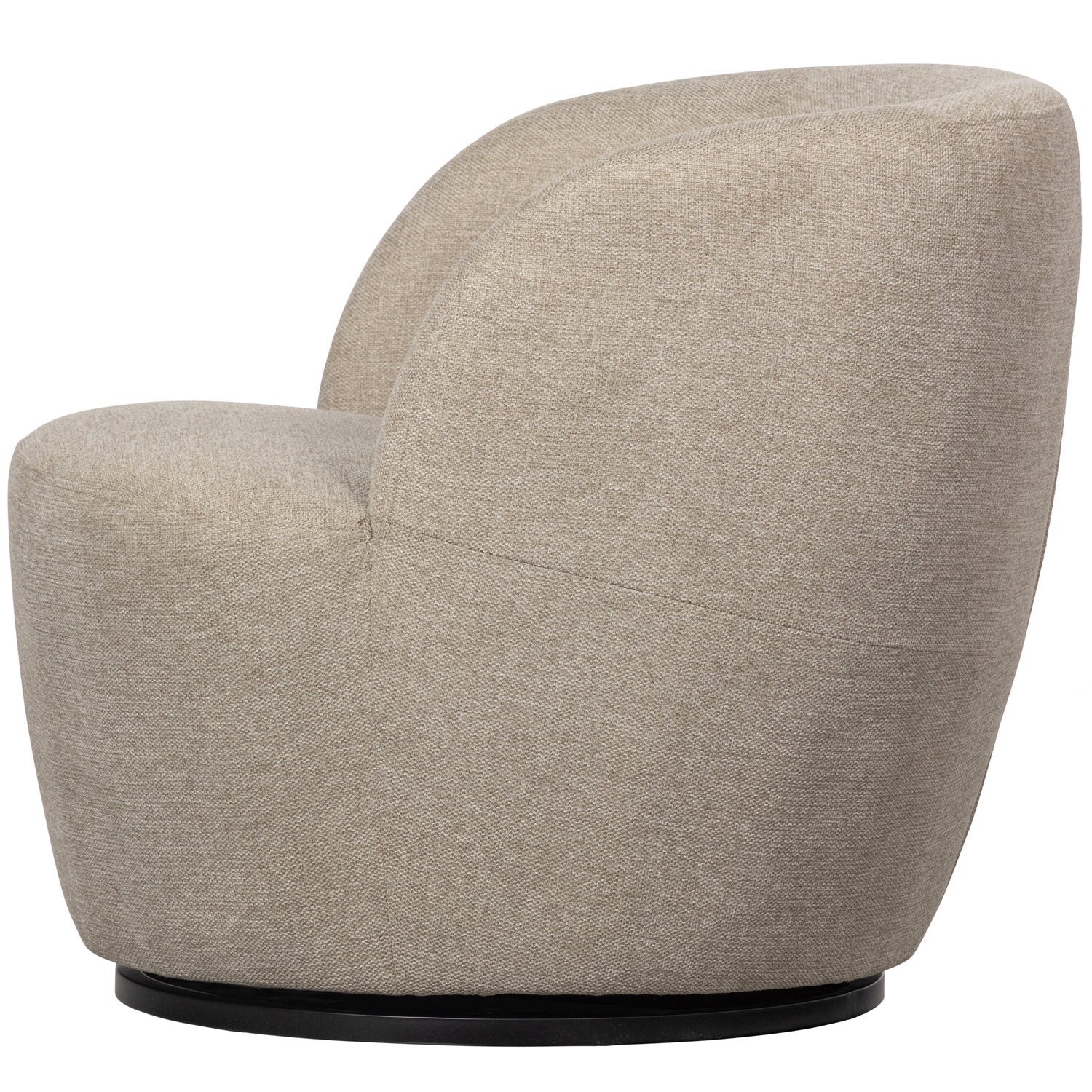 Serra Draaifauteuil Geweven Stof Zand van WOOOD – Luxe comfort op maat van PureWonen. Vraag naar de beste prijs.
