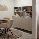 New Gravure Dressoir 200 Cm Grenen Dust [Fsc]