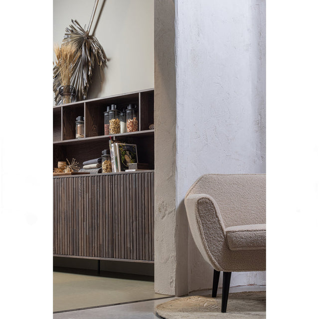 Rocco Fauteuil Teddy Sand van WOOOD – Luxe comfort op maat van PureWonen. Vraag naar de beste prijs.