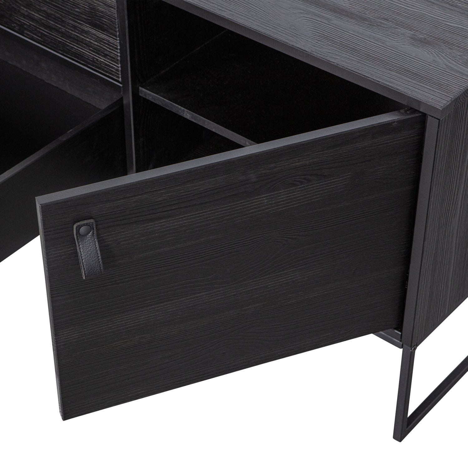 Silas Tv Meubel 180 Cm Essen Blacknight [Fsc] van WOOOD – Luxe comfort op maat van PureWonen. Vraag naar de beste prijs.