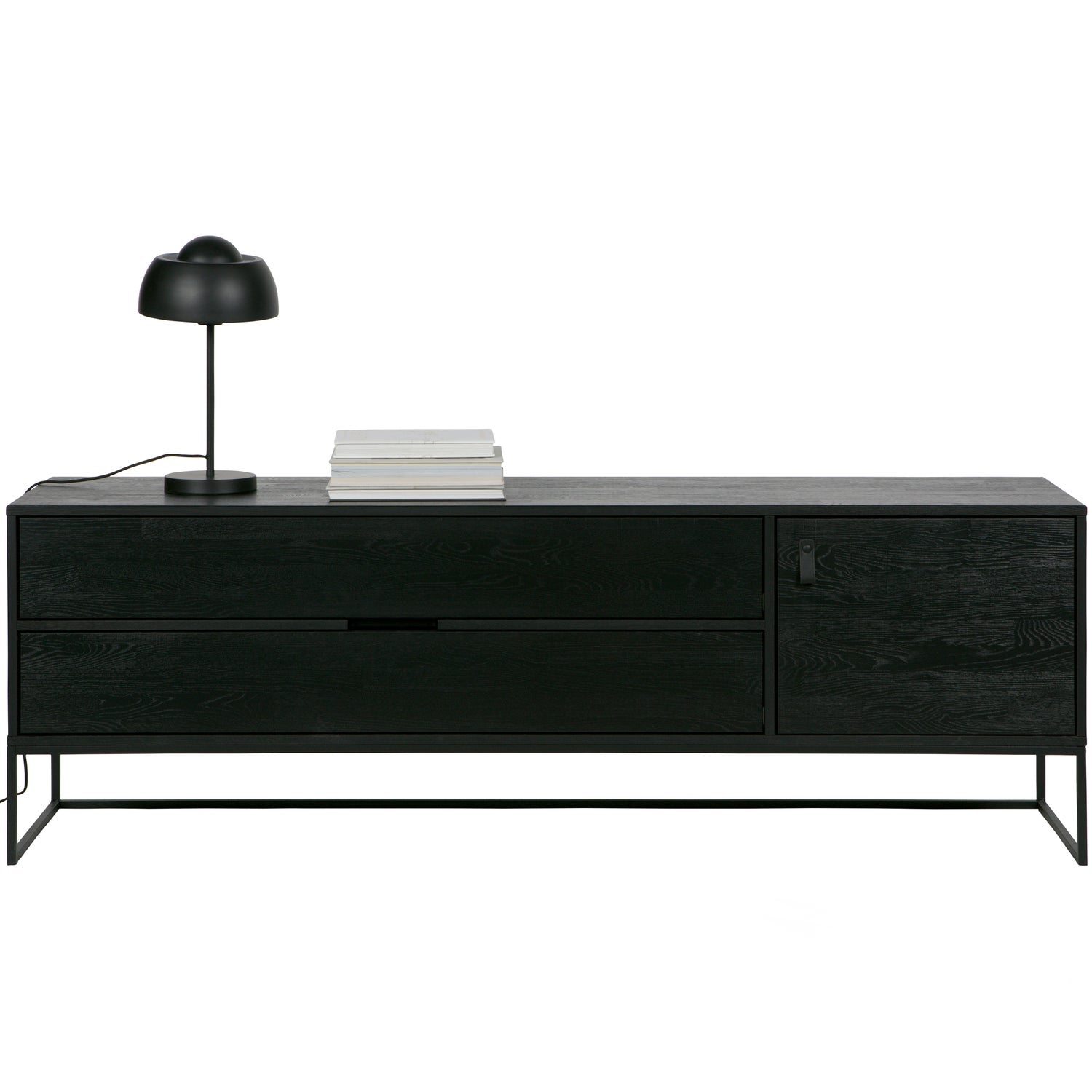 Silas Tv Meubel 180 Cm Essen Blacknight [Fsc] van WOOOD – Luxe comfort op maat van PureWonen. Vraag naar de beste prijs.